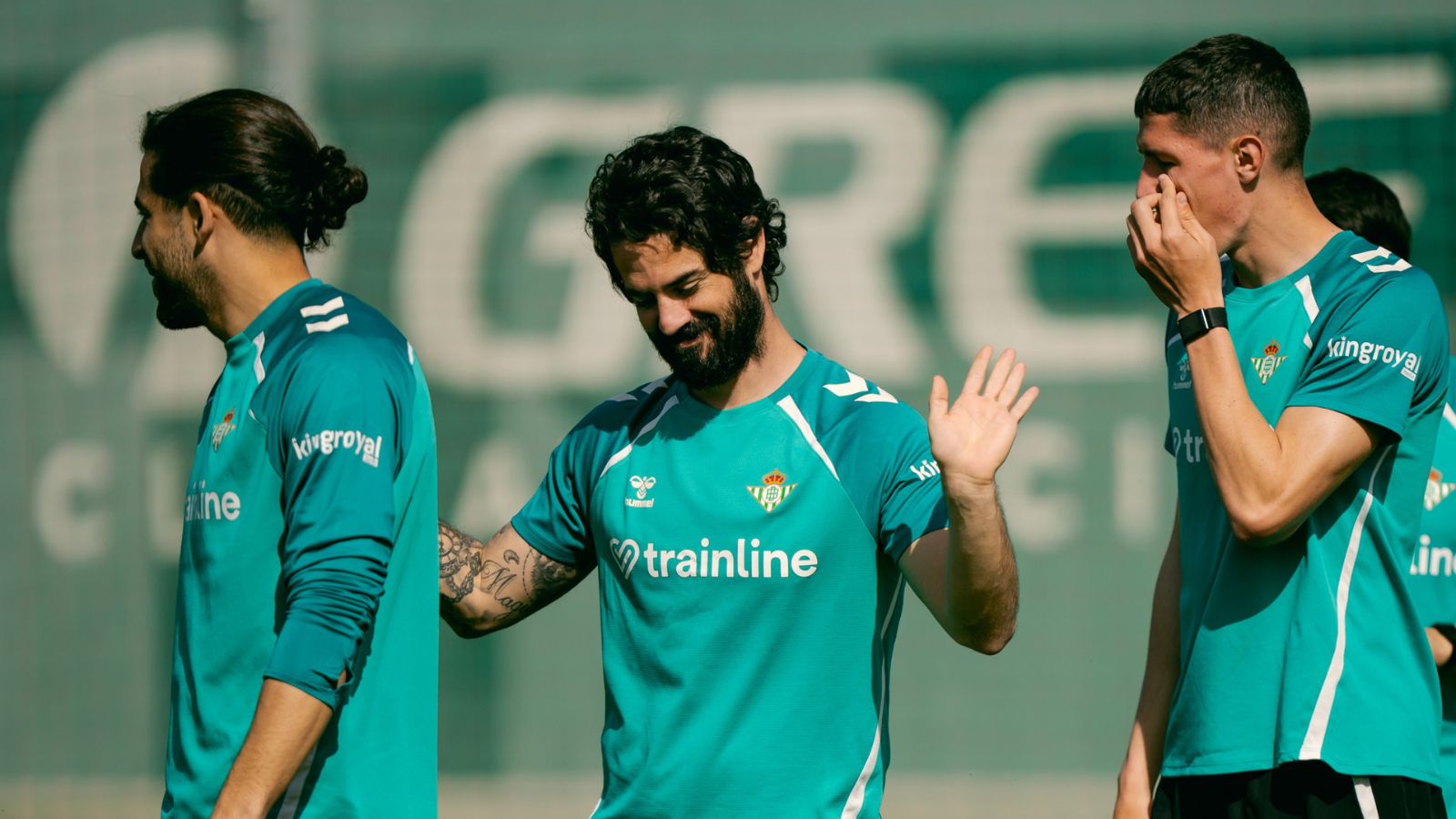 entrenamiento del Betis; Emmanuel N'Goran; Isco Alarcón